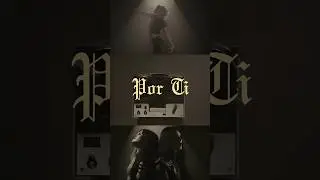 Nueva canción. Nuevo video. 🖤"Por Ti"🖤 Lanzamiento este Martes a las 9am PST.