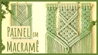 🌿 Painel Decorativo em Macramê | Tutorial Simples para Quem Está Começando!