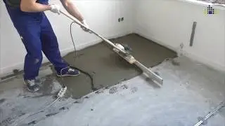 Работы по стяжке пола