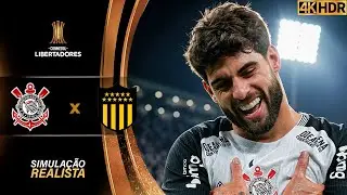 Corinthians vs Peñarol | Conmebol Libertadores | Ultra Realistic 4K Simulation (60FPS) Gogosz Patch.