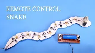 How to make Remote controlled Snake at home