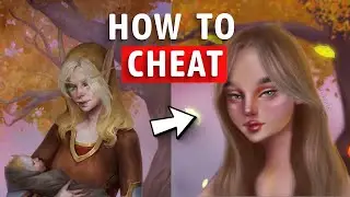 How To CHEAT Like An Artist | Digital Art Shortcuts