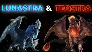 Monster Hunter World: Lunastra and Teostra Boss Fight (Solo / Insect Glaive)