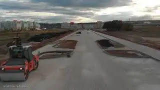 Строительство новой дороги в Кошелев Парк / Волжский район / город Самара / Russia