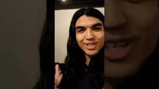 Naype Back Stage una pequeña entrevista antes de empezar
