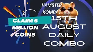 Hamster Kombat daily combo cards 15 August 2024