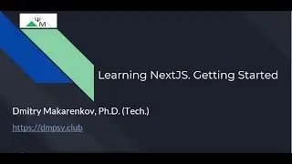 Learning NextJS. 1. Getting Started