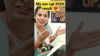 My ssc cgl 2020 result| bus is din ke liye padhte hai🔥 my reaction on my ssc cgl 2020 result 