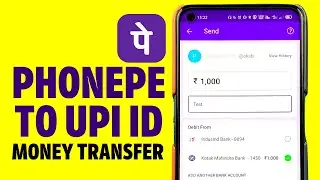 Phonepe to UPI ID Money Transfer | Cross-Platform Transactions in Phonepe