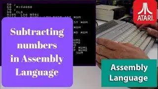 Subtraction using 6502 Assembly Language