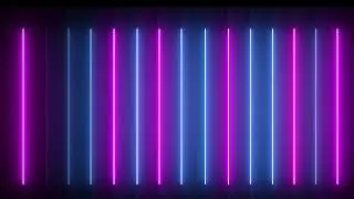 Blue Purple Neon lines Animated background