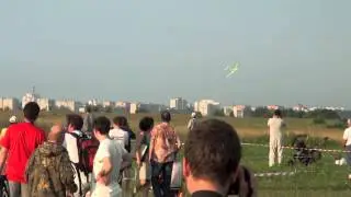 Show flight of scale model TU-154M (
