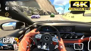 Car Parking Multiplayer 2 - Mercedes AMG GT 63 S 4MATIC - POV drive dangerous Desert road