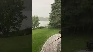 Finding Joy in a thunderstorm / hailstorm #nature #findingjoy