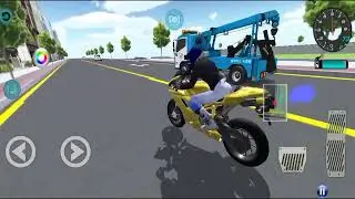 Super Bike Train Station Fuel Refuel In Front Of Super Train - 3D Driving Class Simulation