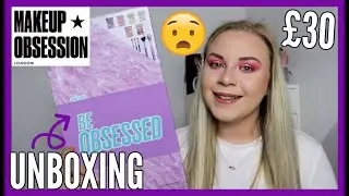 UNBOXING THE MAKEUP OBSESSION BE OBSESSED EYESHADOW PALETTE VAULT 💜 | makeupwithalixkate