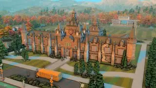 🏰 Historic High School || Sims 4 Speedbuild || No CC