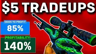 The MOST PROFITABLE Trade Ups in CS2 UNDER $5! (HUGE PROFIT)
