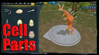 Spore - Mod Cell Parts in Creature Editor