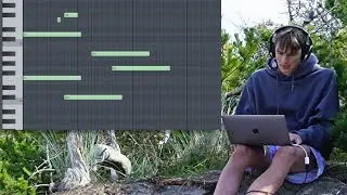 Making a CHILL Beat Outside In Nature | FL Studio Cook Up