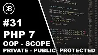 PHP 7 Tutorial 2019 Anfänger | #31 PHP OOP Scope public, protected, private