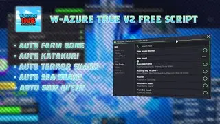 W-Azure True V2 Free Script Showcase • Auto Terror Shark • Sea Beast | HieuZ