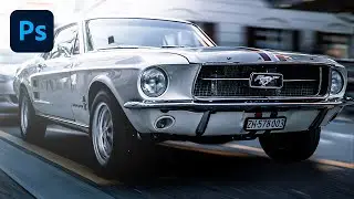 How to Turn Stationary Car into Speeding in Photoshop