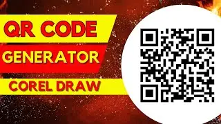 Creating QR codes with CorelDRAW || QR Code Kese Banaye Corel Draw Pe