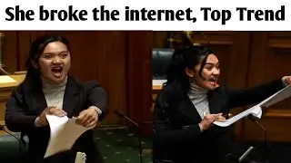 Viral Girl from Zealand Parliament | Hana Rawhiti | Haka dance