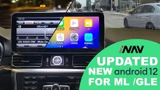 INFOTAINMENT UPGRADE INAV Android 12 screen Mercedes Benz ML GLE Apple CarPlay Android Auto Google