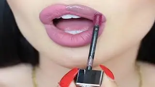 ASMR - Lipgloss & Lipstick application #10 - Relaxing Beautyland
