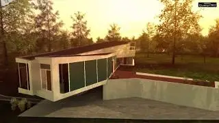 3D Capacity Moebius House(Quest3D)