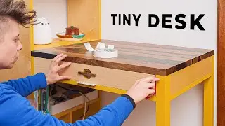 Tiny Desk and Bookshelf Pt.2 - Furniture for Small Spaces