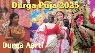 Durga Puja 2025 l Durga Puja Mall Road in Dum Dum l Durga Aarti l Sindur Khela | Mahaprasad l Vlog l