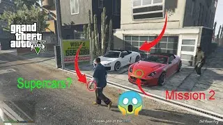 SUPERCARS IN SECOND MISSION GTA V 😲? 4K GAMEPLAY