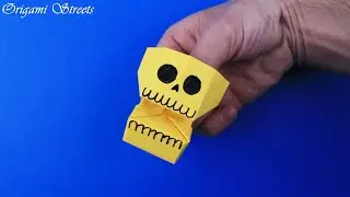 Как сделать говорящий череп из бумаги