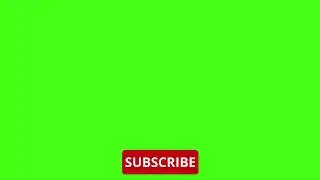 100% Free Green Screen - subscribe | Chroma Key Effect