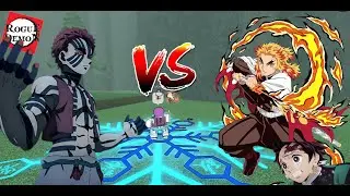 Akaza VS Rengoku X Tanjiro Kamado ( ROGUE DEMON )