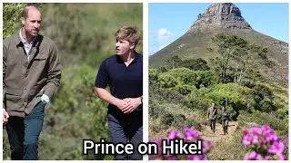 Prince of Wales Hikes Signal Hill Ahead of Big Speech