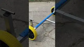 Новая тележка для швертбота Луч!