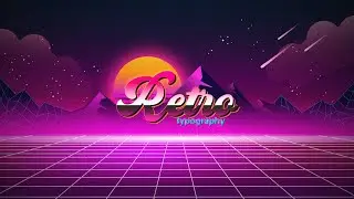 80s RETRO TEXT EFFECT | ADOBE PHOTOSHOP TUTORIAL
