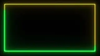 Neon Lighting Border Template For Avee Player And Kinemaster App2020|neon light frame glowing border
