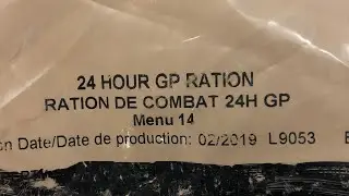 MRE: UK 24 Hour Ration ~2019~