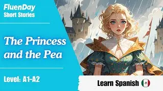 🇲🇽🇪🇸Spanish Story for Beginners with English Subtitiles | The Princess and the Pea
