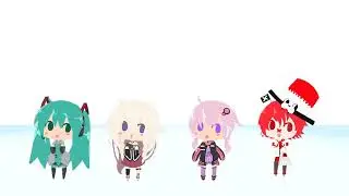 Hatsune Miku, IA, Yukari, Fukase - 속죄『Motion Video Cover』 모션판