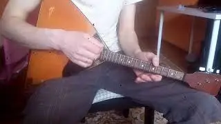 Чёрный ворон (разбор на балалайке)