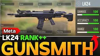 BEST LK24 GUNSMITH IN CALL OF DUTY MOBILE | RANK BUILD FOR LK 24 IN COD MOBILE |