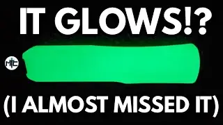 IT GLOWS! (I Almost Didn't Check!) - For Your Microtech Ultratech?