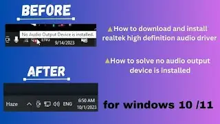 How to Download and install Realtek HD Audio Driver on Windows 10/Windows 11
