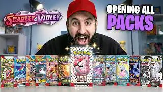 Opening All 16 Scarlet & Violet Pokémon TCG Packs - Full Era Review (2023–2025)